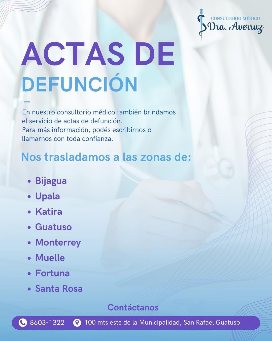 Actas de defunción